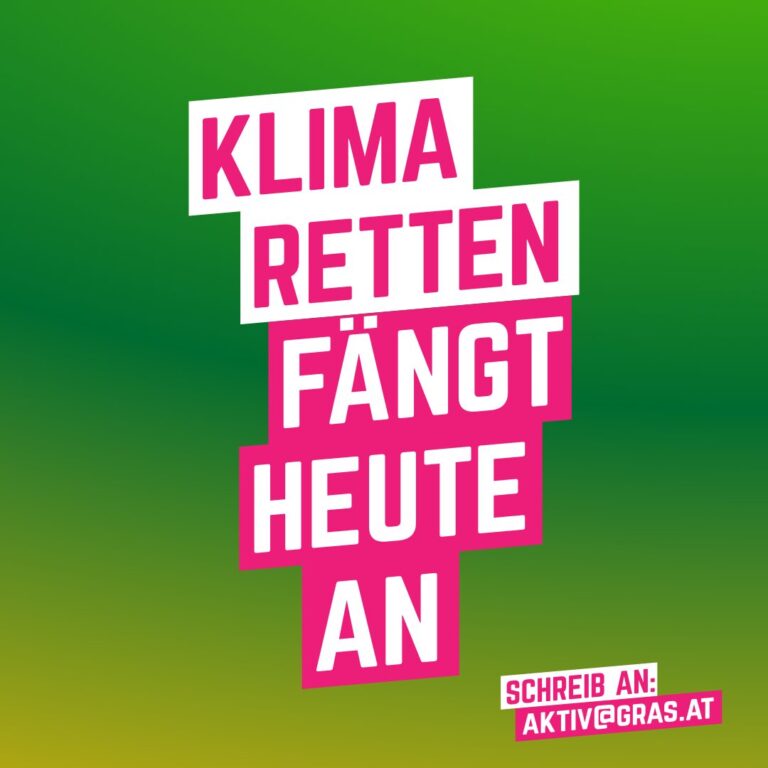 klima retten fängt heute an